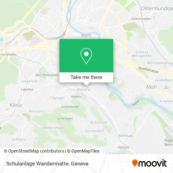 Schulanlage Wandermatte map
