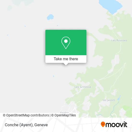Conche (Ayent) map