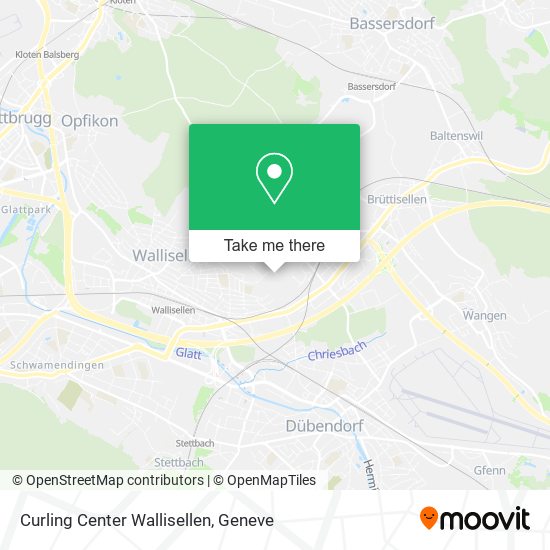Curling Center Wallisellen map
