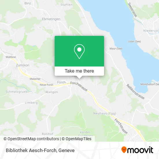 Bibliothek Aesch-Forch map