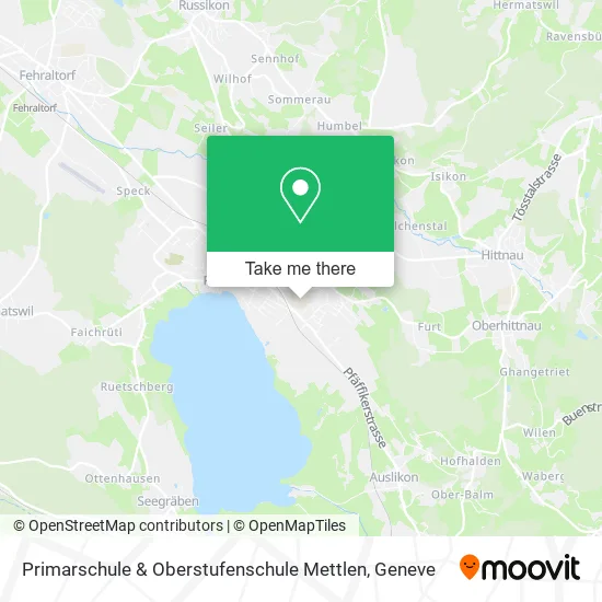 Primarschule & Oberstufenschule Mettlen map