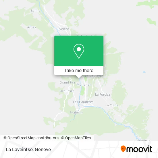 La Laveintse map