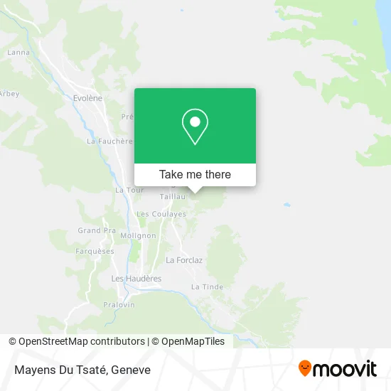 Mayens Du Tsaté plan