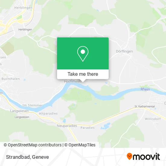 Strandbad map