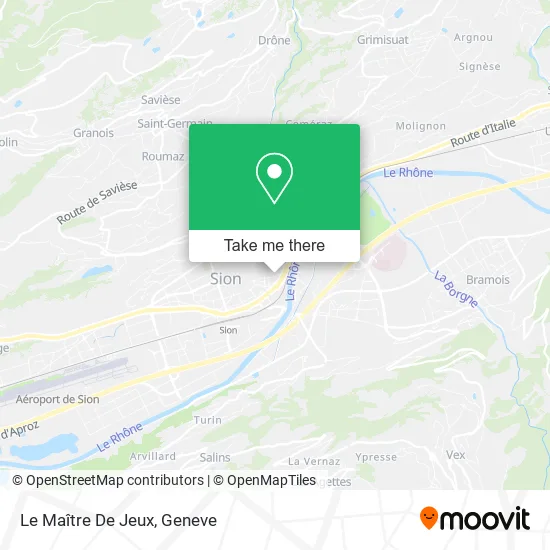 Le Maître De Jeux map