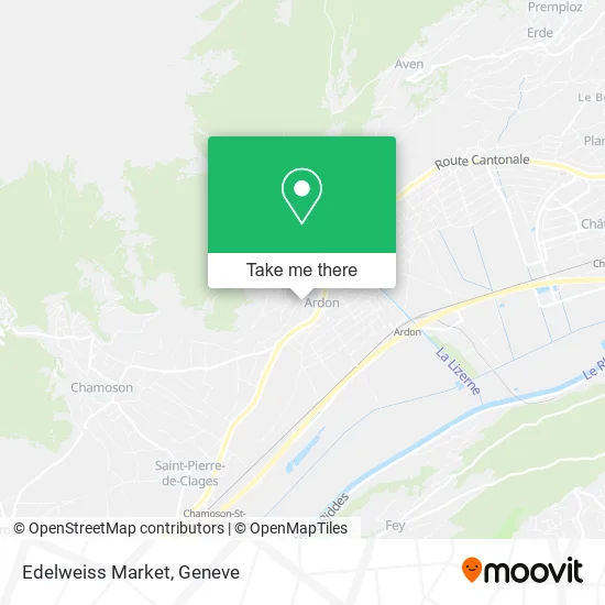 Edelweiss Market map