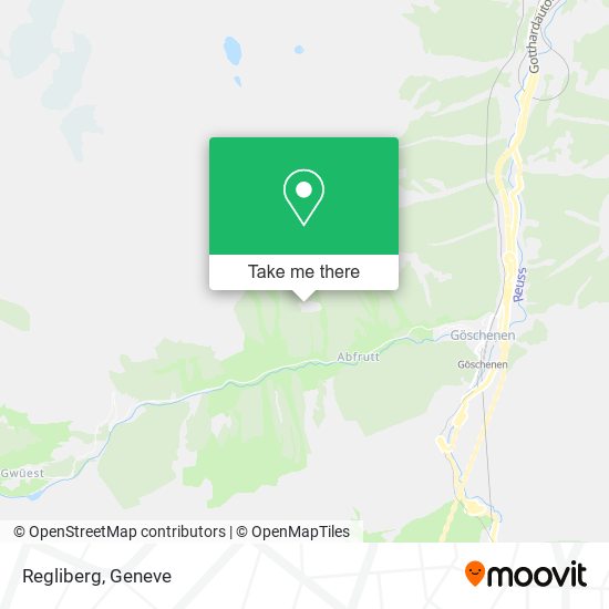 Regliberg map