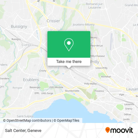 Salt Center map