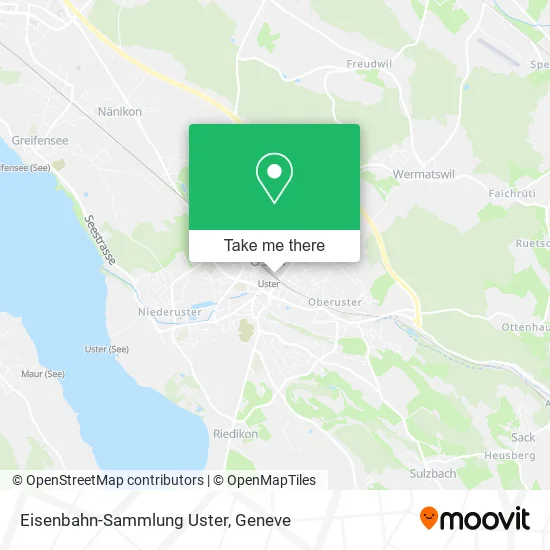 Eisenbahn-Sammlung Uster map