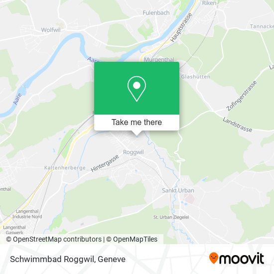 Schwimmbad Roggwil map