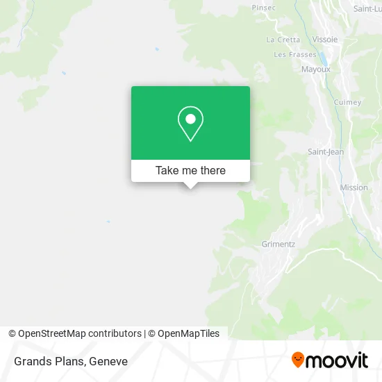 Grands Plans map