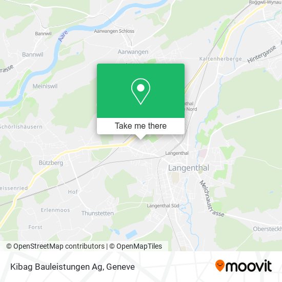 Kibag Bauleistungen Ag map