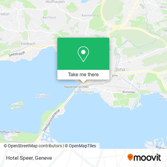 Hotel Speer map