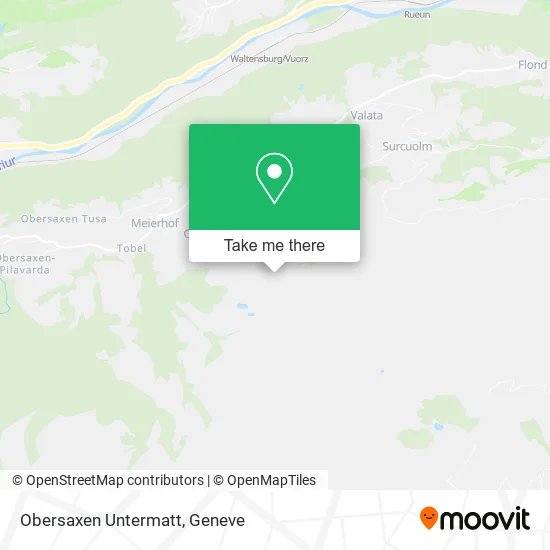 Obersaxen Untermatt map