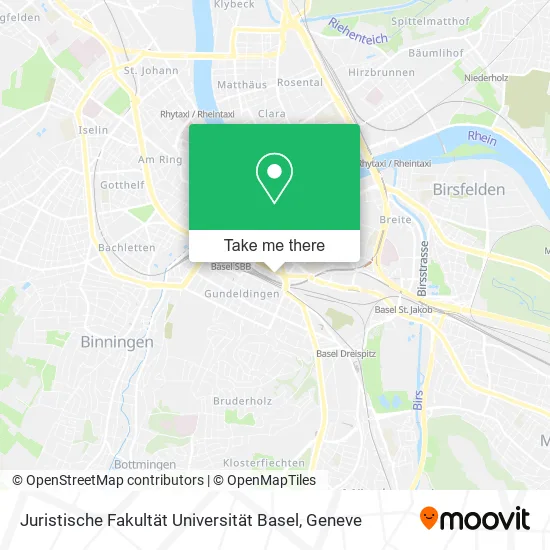 Juristische Fakultät Universität Basel map