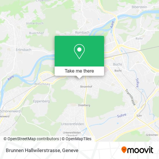 Brunnen Hallwilerstrasse map