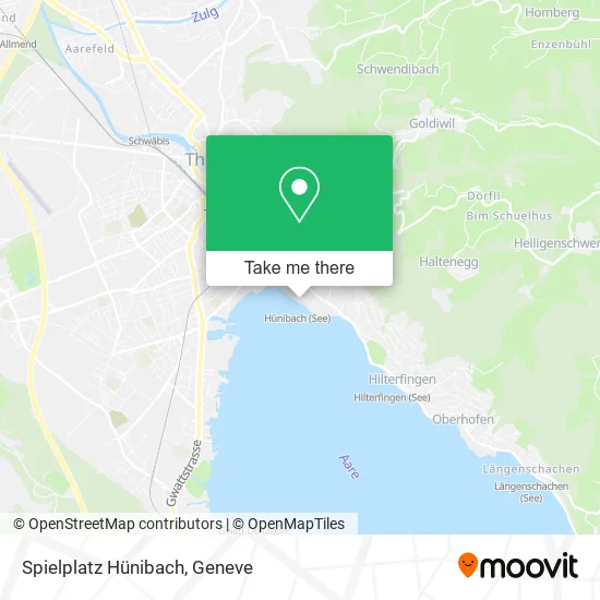 Spielplatz Hünibach map