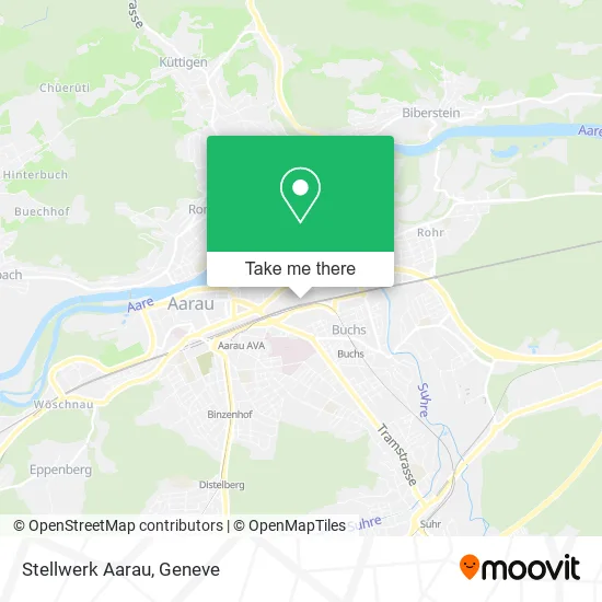 Stellwerk Aarau map
