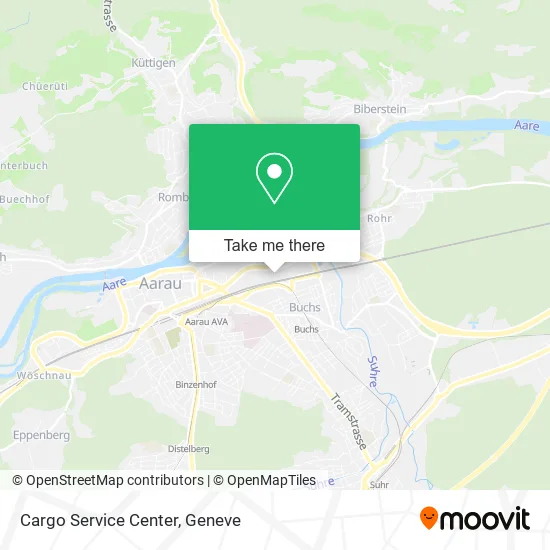 Cargo Service Center map