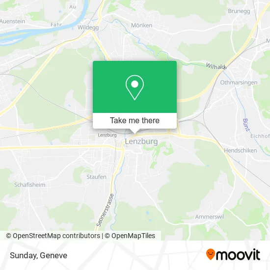 Sunday map