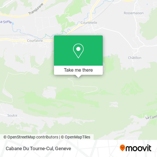 Cabane Du Tourne-Cul map