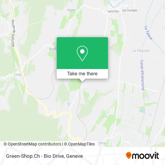 Green-Shop.Ch - Bio Drive map