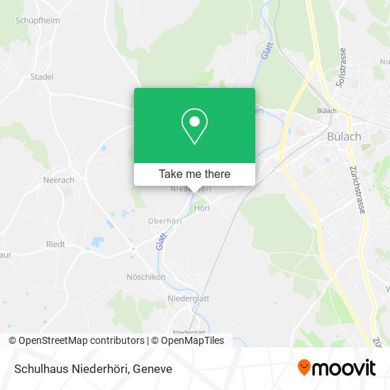 Schulhaus Niederhöri map