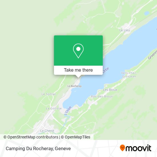 Camping Du Rocheray map