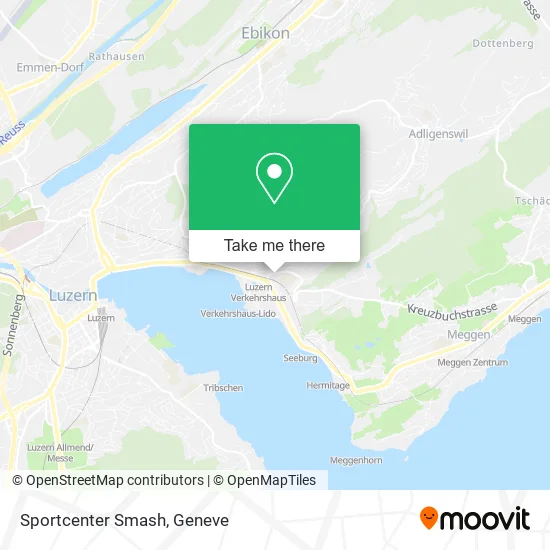 Sportcenter Smash map