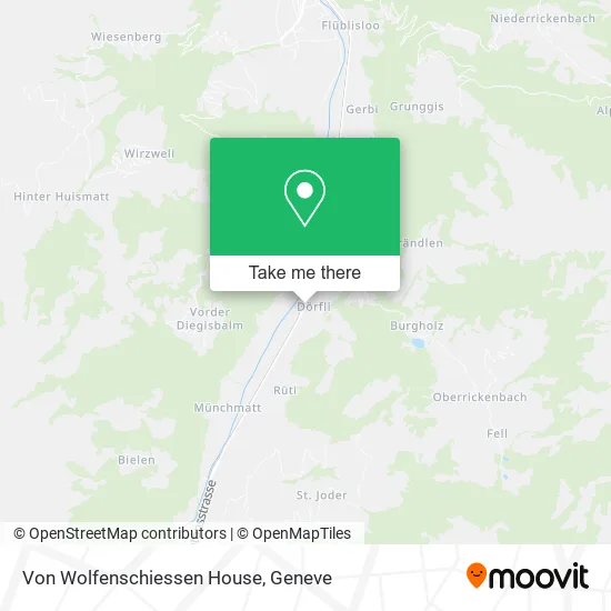 Von Wolfenschiessen House map