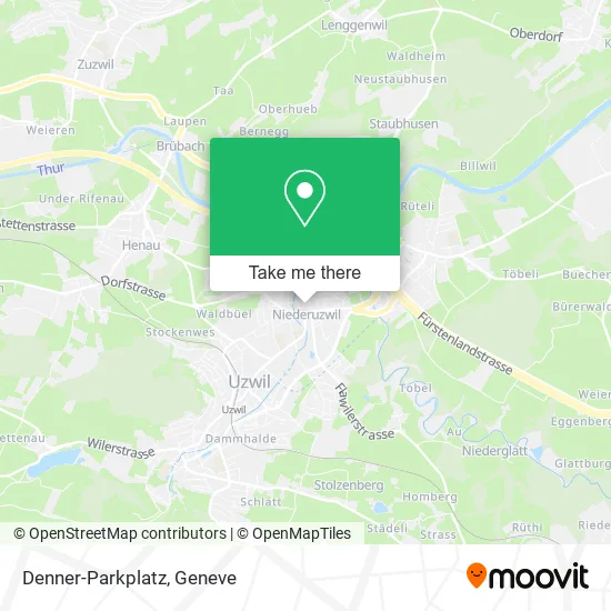 Denner-Parkplatz map