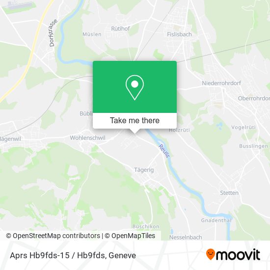 Aprs Hb9fds-15 / Hb9fds map