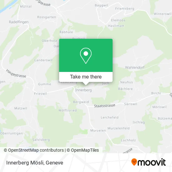 Innerberg Mösli map