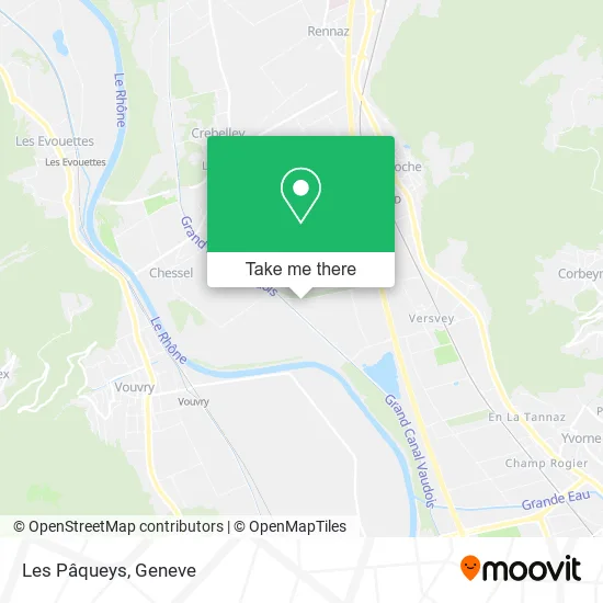 Les Pâqueys map