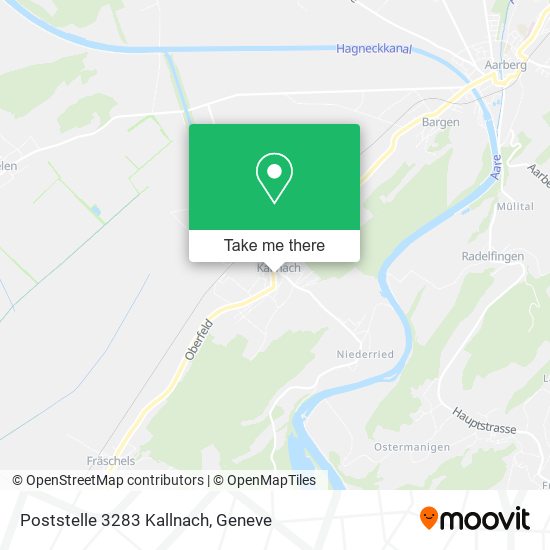 Poststelle 3283 Kallnach map
