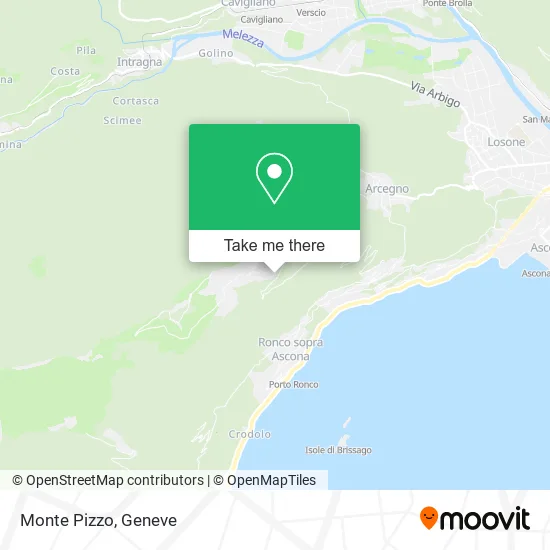 Monte Pizzo map