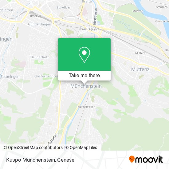Kuspo Münchenstein map