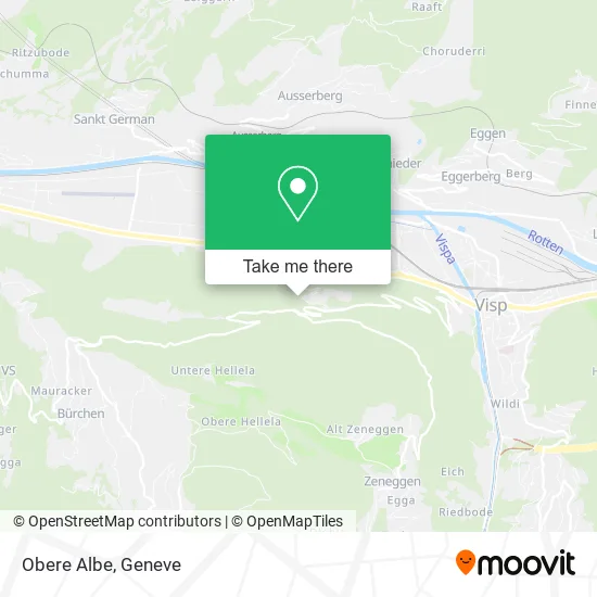 Obere Albe map