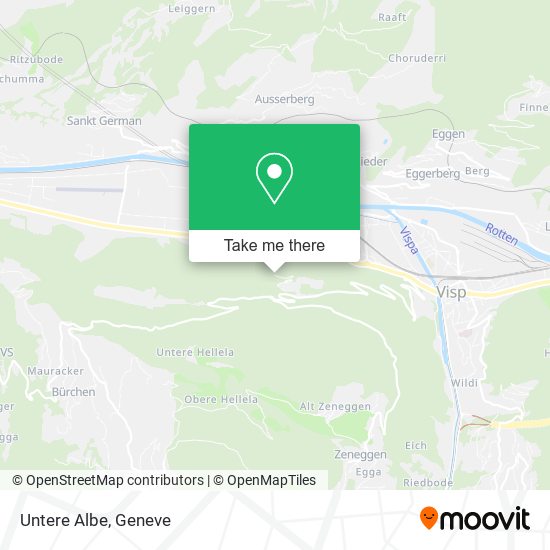Untere Albe map