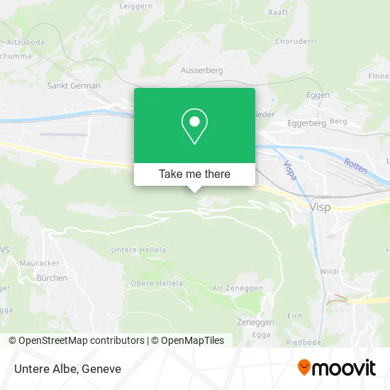 Untere Albe map
