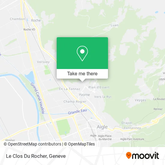 Le Clos Du Rocher map