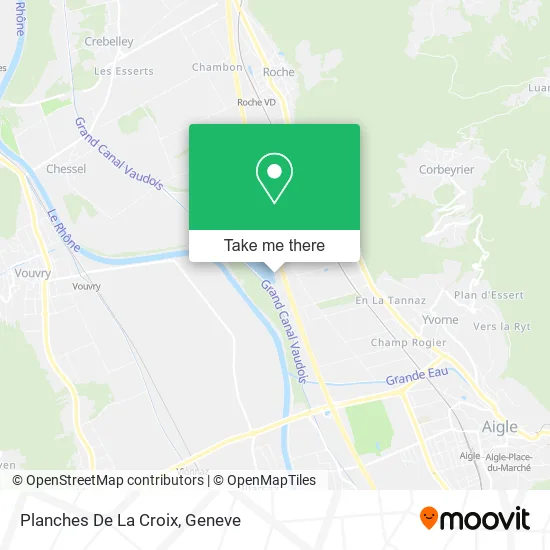 Planches De La Croix map