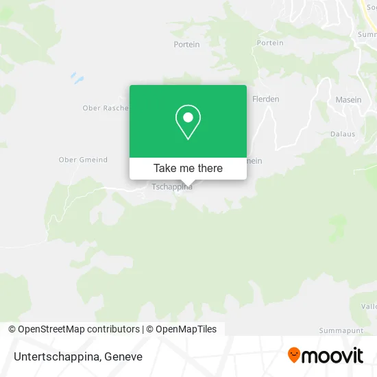 Untertschappina plan