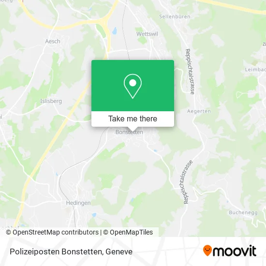 Polizeiposten Bonstetten map