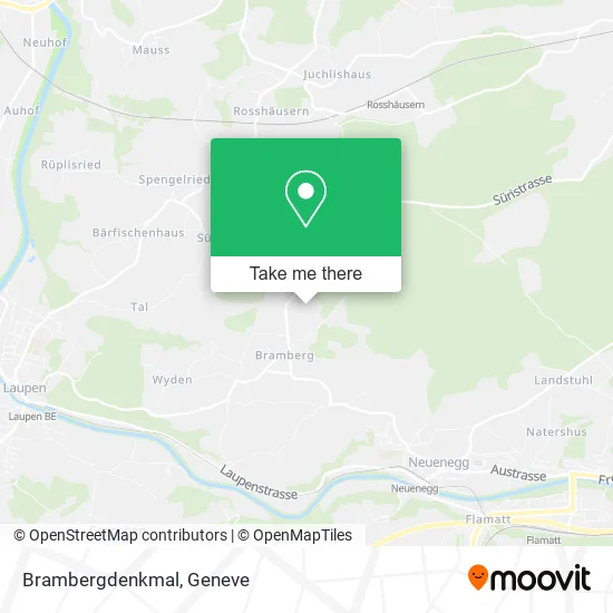 Brambergdenkmal map