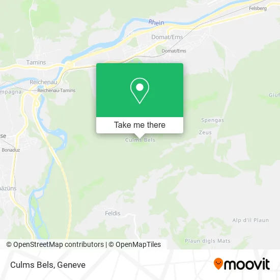Culms Bels map