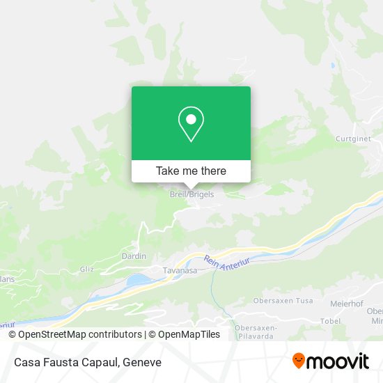 Casa Fausta Capaul map
