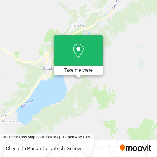 Chesa Da Parcar Corvatsch map