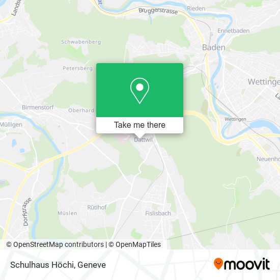 Schulhaus Höchi map