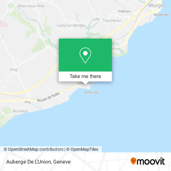 Auberge De L'Union map